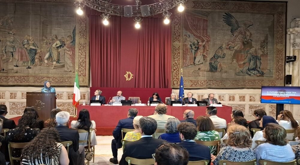 Mercoledì 30 luglio 2025, il Parlamento italiano ha ospitato una conferenza di grande rilievo internazionale a sostegno della lotta per la libertà del popolo iraniano, con la partecipazione di Maryam Rajavi, presidente-eletta del Consiglio Nazionale della Resistenza Iraniana (CNRI).