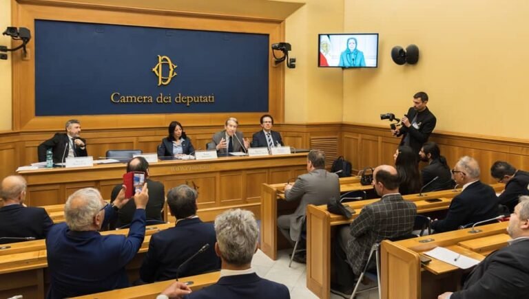 Il Parlamento italiano ospita una conferenza con Maryam Rajavi per condannare le esecuzioni in Iran e sostenere il CNRI