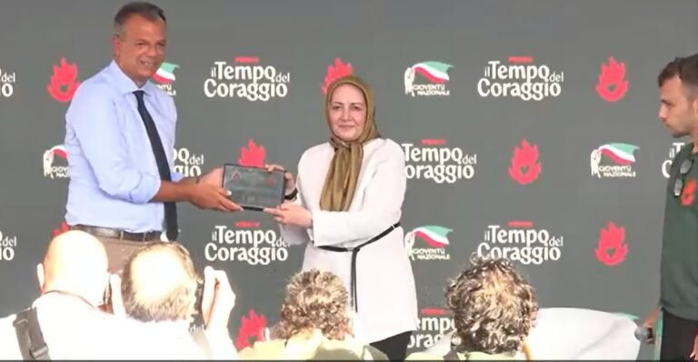 Sarvnaz Chitsaz premiata per un-Iran libero e democratico